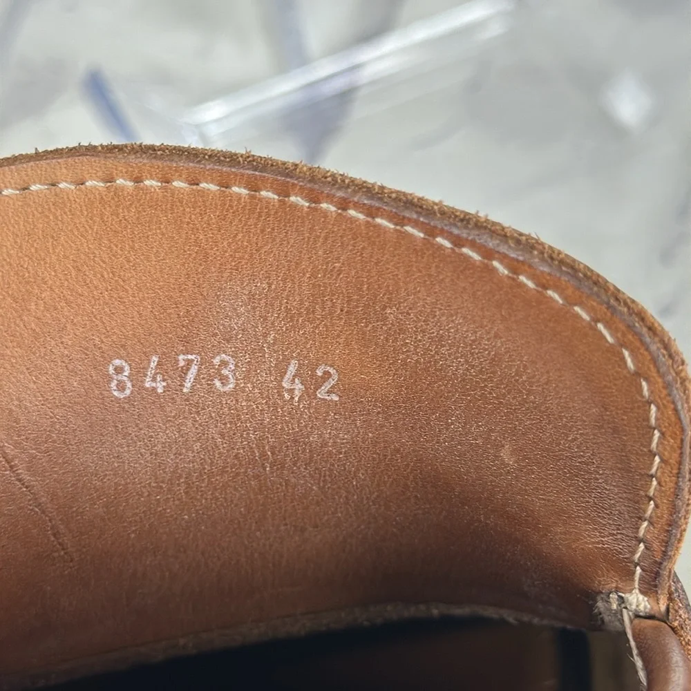 Ugo Bacci Leather Driving Moccasins Penny Loafer Style Slip Ons